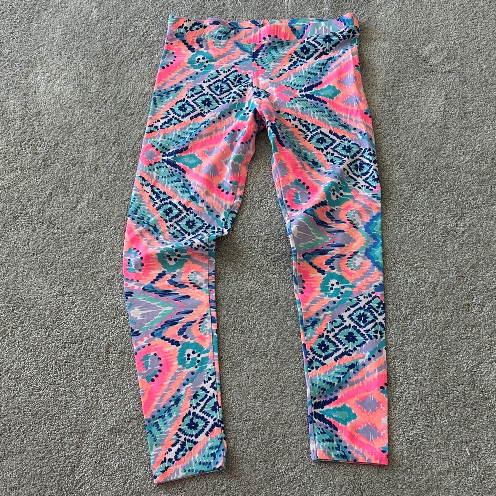 Lilly Pulitzer Colorful Patterned Kids Leggings